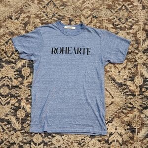 Rodarte ROHEARTE Blue Graphic T-Shirt